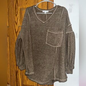 Be you puff sleeve knit top